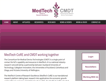 Tablet Screenshot of cmdt.org.nz
